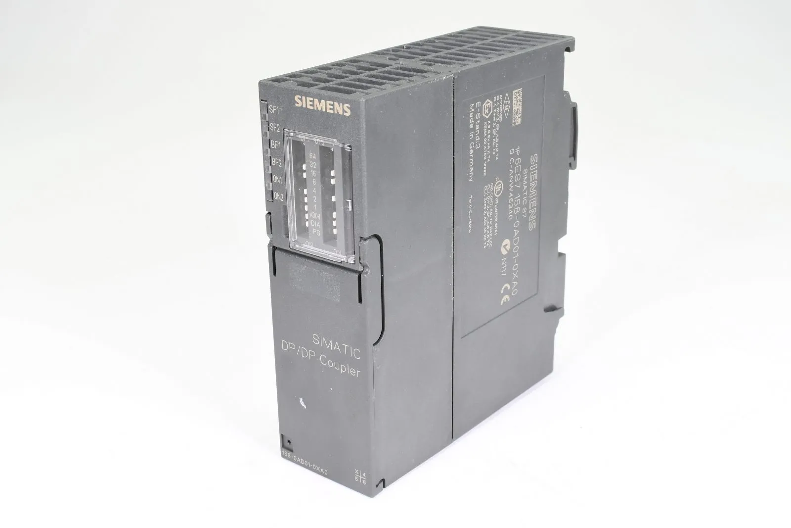 SIEMENS 6ES7158-0AD01-0XA0, DP/DP-Koppelmodul, E03 - Rost am Buchsenstecker