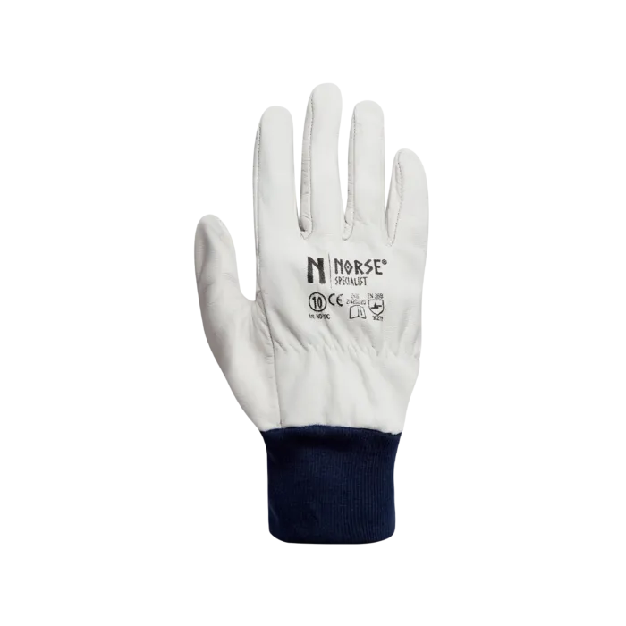 NORSE Specialist Handschuh aus Ziegenleder mit elastik ribkant Größe 9