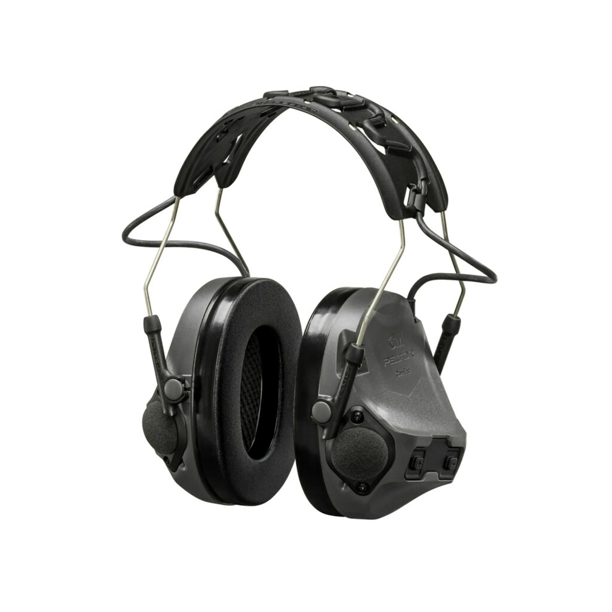 3M Peltor ComTac VIII Headset für taktische Einsätze Hearing Defender, faltbar, Kopfbügel, Schwarz Anthrazit, MT14H418A-02 GE