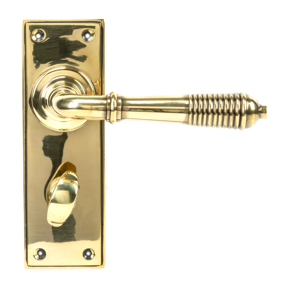 Reeded Lever Bathroom Set