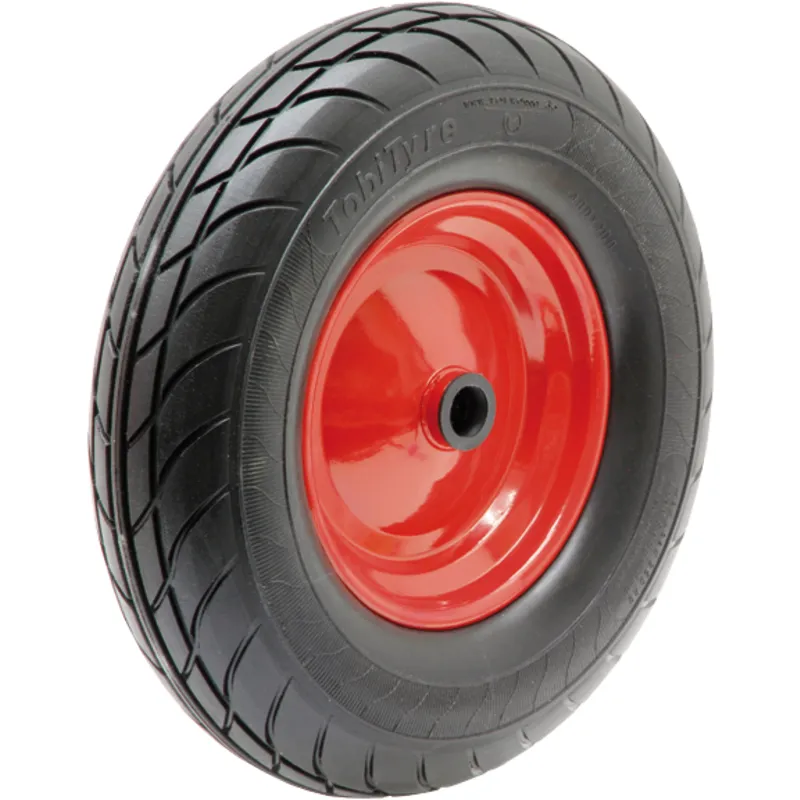 Granit Pannensicheres Rad 400 x 100 Tragfähigkeit 200 kg Metallfelge Rollenlager