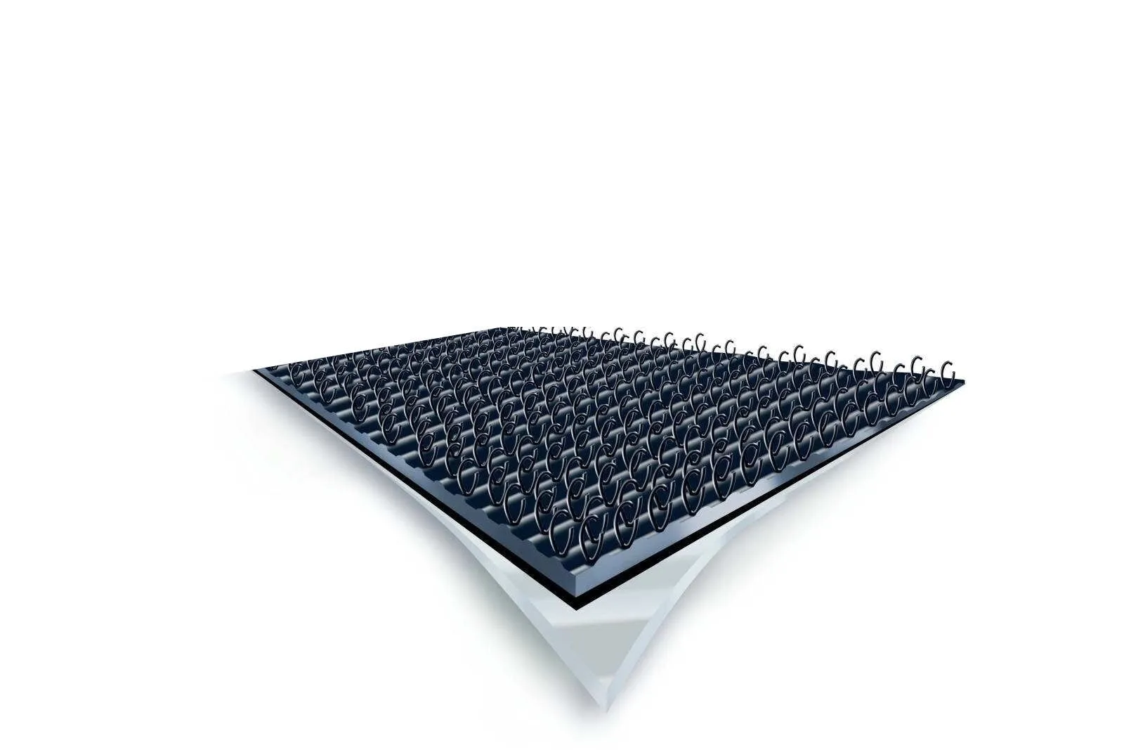 3M Schwer Entflammbares Hakenband SJ3519FR, Schwarz, 25 mm x 45.7 m, 3.6 mm, Innenbereich