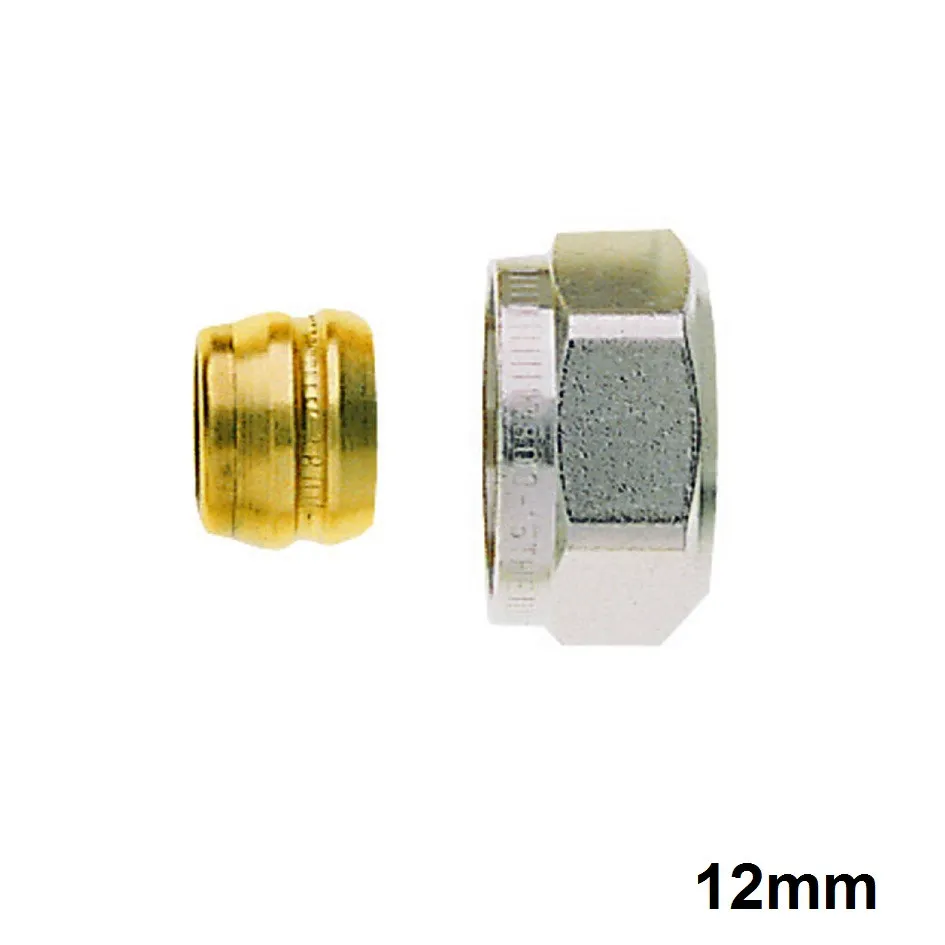 Heimeier Klemmverschraubung für Kupfer- und Stahlrohr 12mm Anschluss G 3/4 AG 3831-12.351