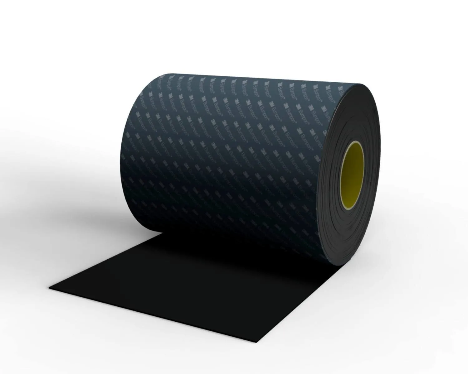 3M Bumpon SJ5808 Elastikpuffer Rollenware, Schwarz, 114 mm x 33 m, 3,2 mm