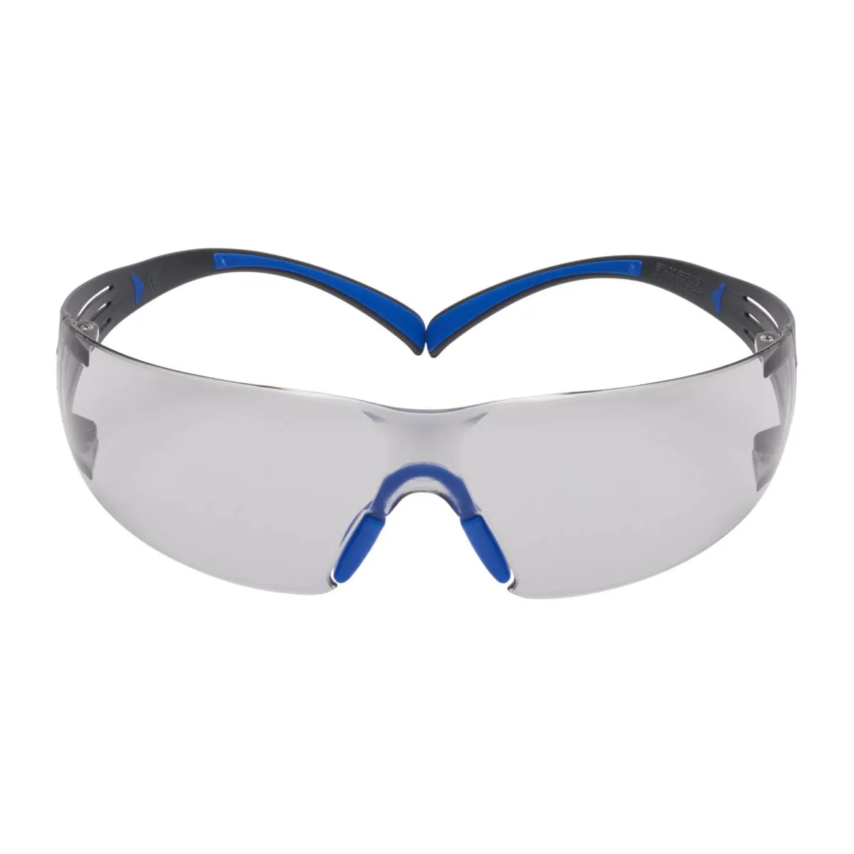 3M SecureFit 400 Schutzbrille, blau/graue Bügel, Scotchgard Anti-Fog-/Antikratz-Beschichtung (K&N), graue Scheibe für innen/außen, SF407SGAF-BLU-EU