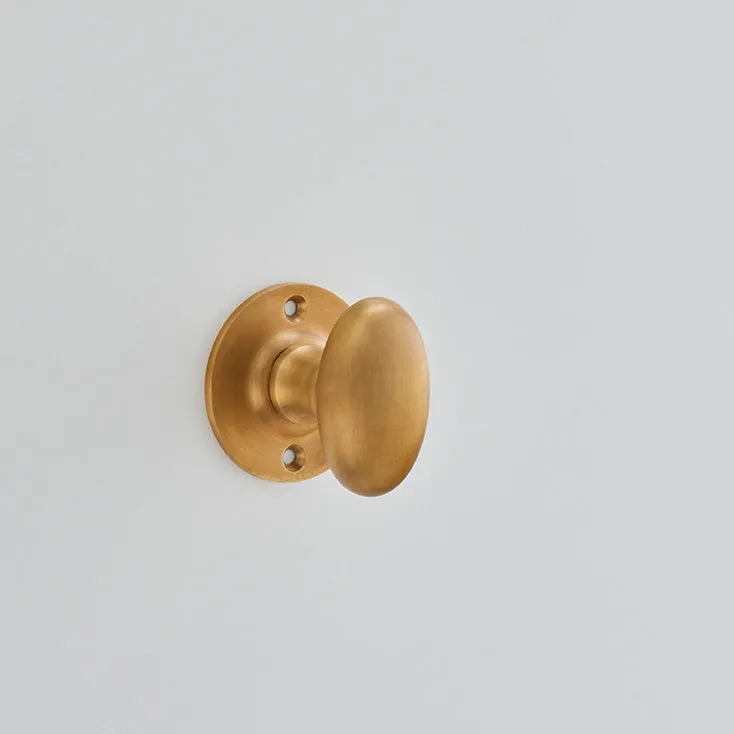 Small Oval Mortice Knob Furniture - 4165