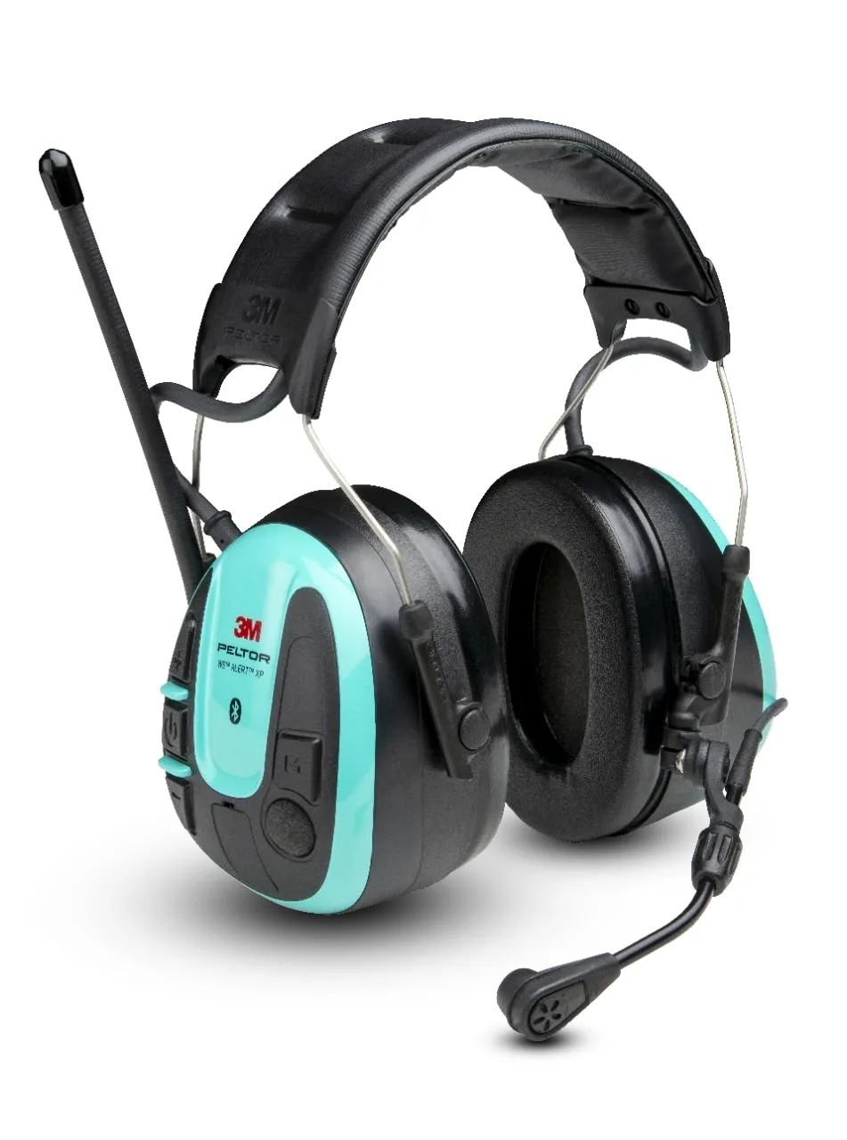 3M PELTOR WS ALERT XP+ FM-Radio-Headset, RDS, App-Unterstützung, Umgebungshören, Kopfbügel, MultiPoint Bluetooth, OTA, MRX21A2WS7