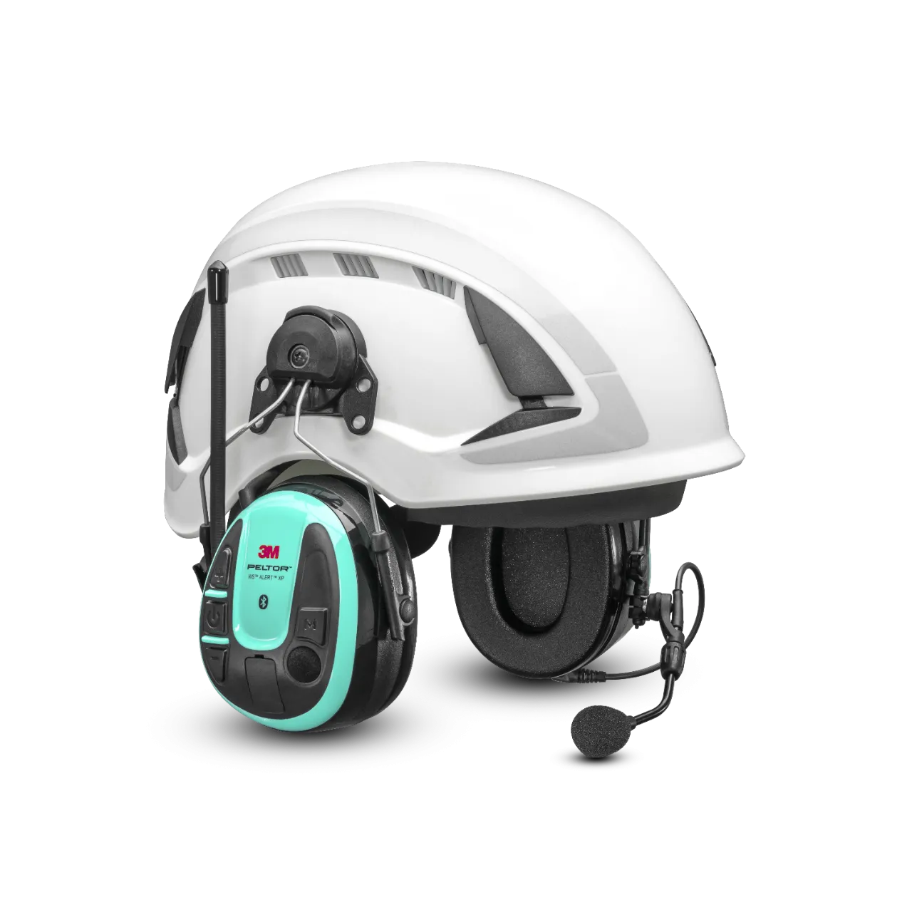 3M PELTOR WS ALERT XP+ FM-Radio-Headset, RDS, App-Unterstützung, Umgebungshören, Helmbefestigung, MultiPoint Bluetooth, OTA, MRX21P3E2WS7