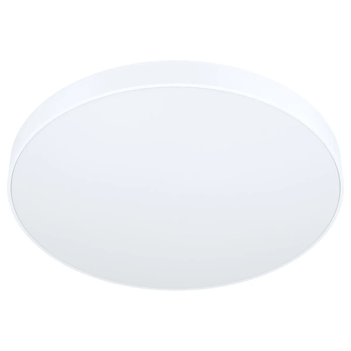 Flush Ceiling Light Colour White Shade White Plastic Bulb LED 24W Included