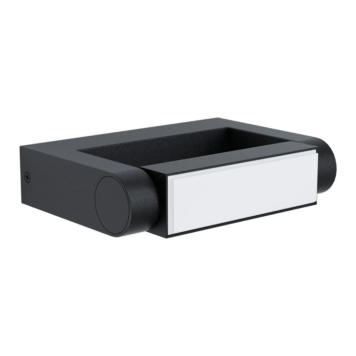 IP44 Outdoor Wall Light Black Cast Aluminium 4.8W Built in LED Porch Lamp