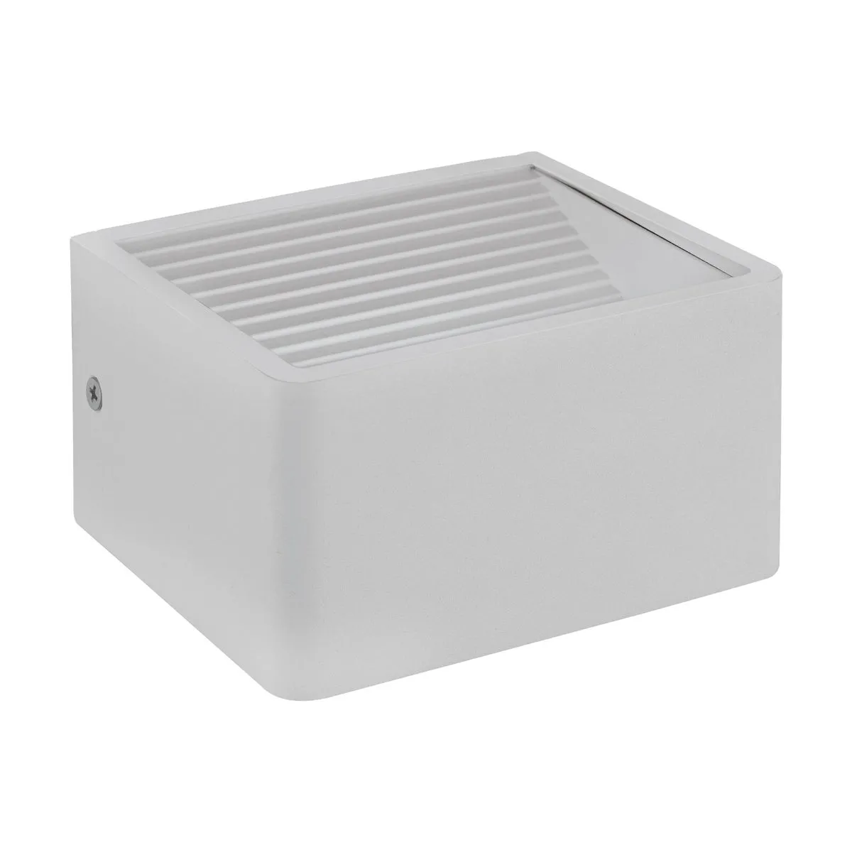 IP44 Outdoor Wall Light White Aluminium 6W Built in LED Porch Lamp