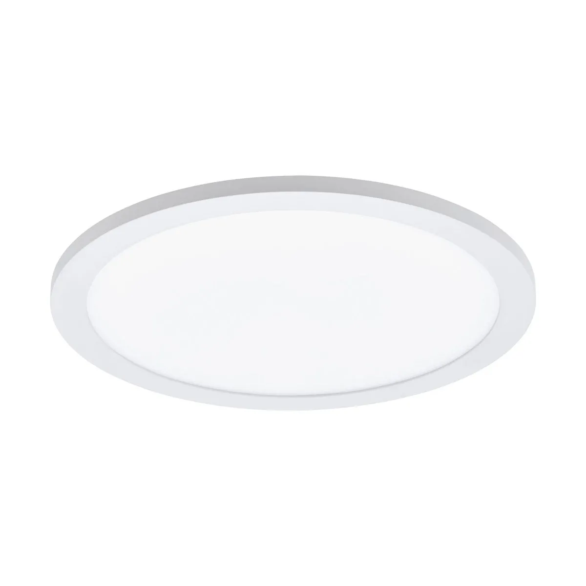 Flush Ceiling Light Colour White Shade White Plastic Bulb LED 14W Included