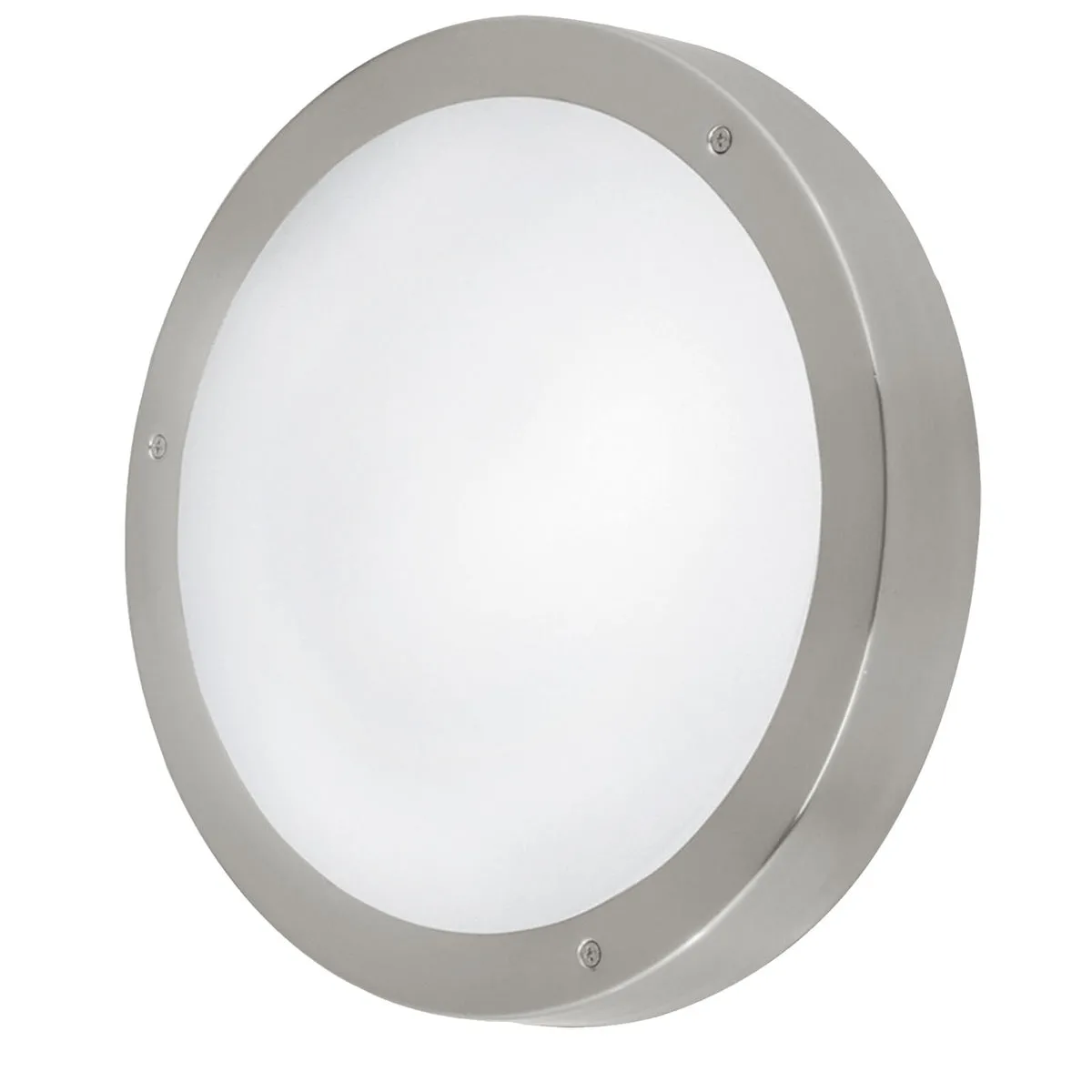 IP44 Outdoor Wall Light Round Stainless Steel 11W Built in LED Porch Lamp
