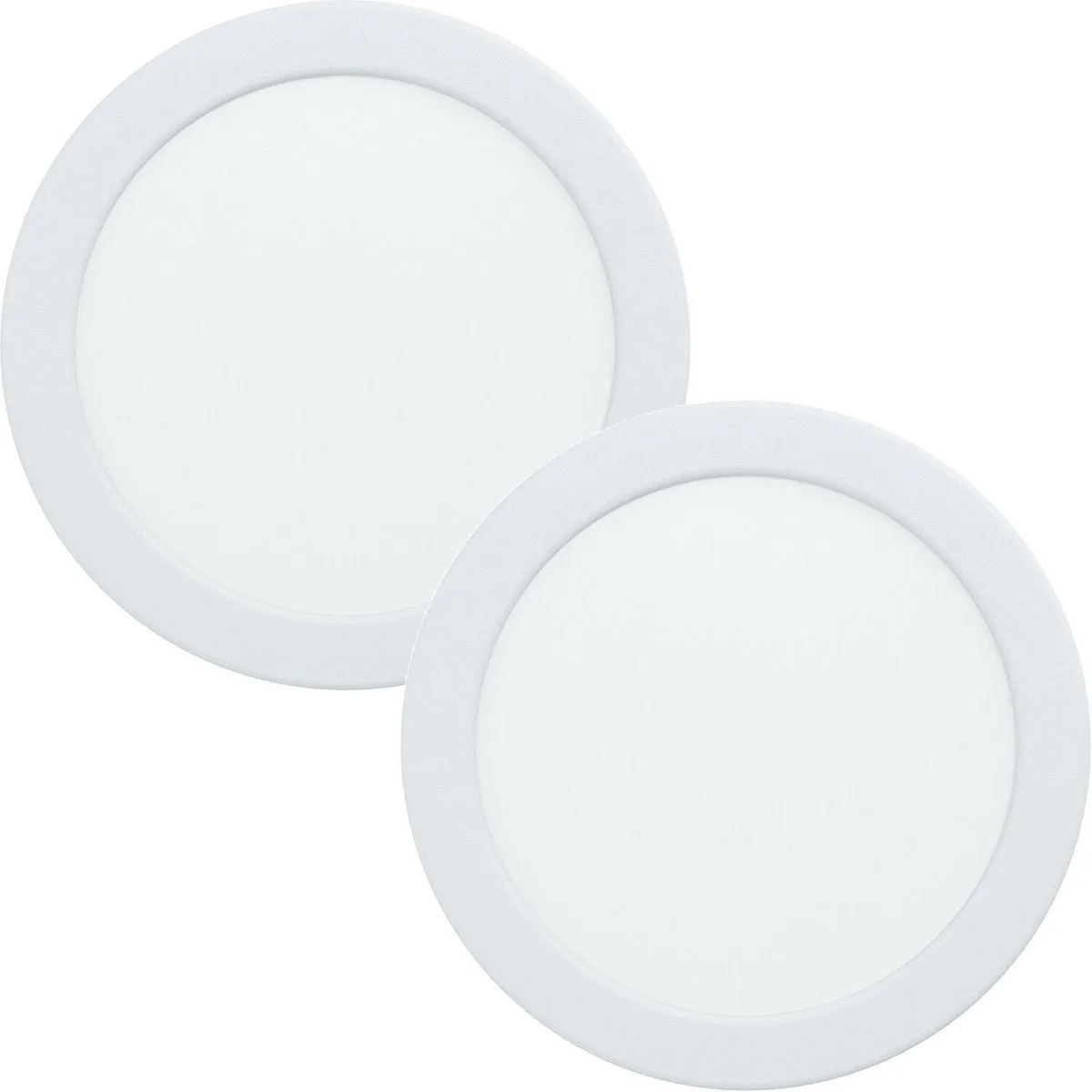 2 PACK Wall / Ceiling Flush Downlight White Round Spotlight 10.5W Built in LED