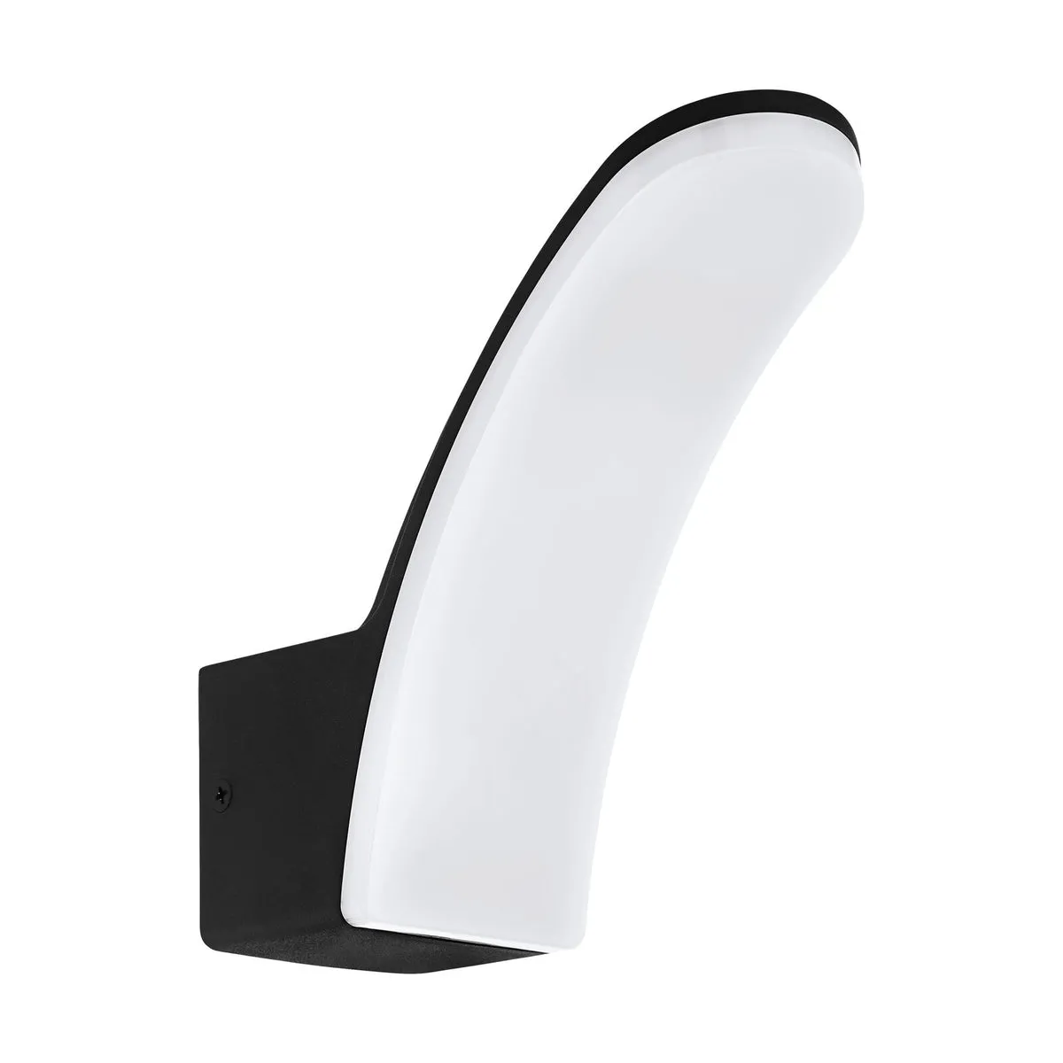 IP44 Outdoor Wall Light Black Aluminium 11W Built in LED Porch Lamp