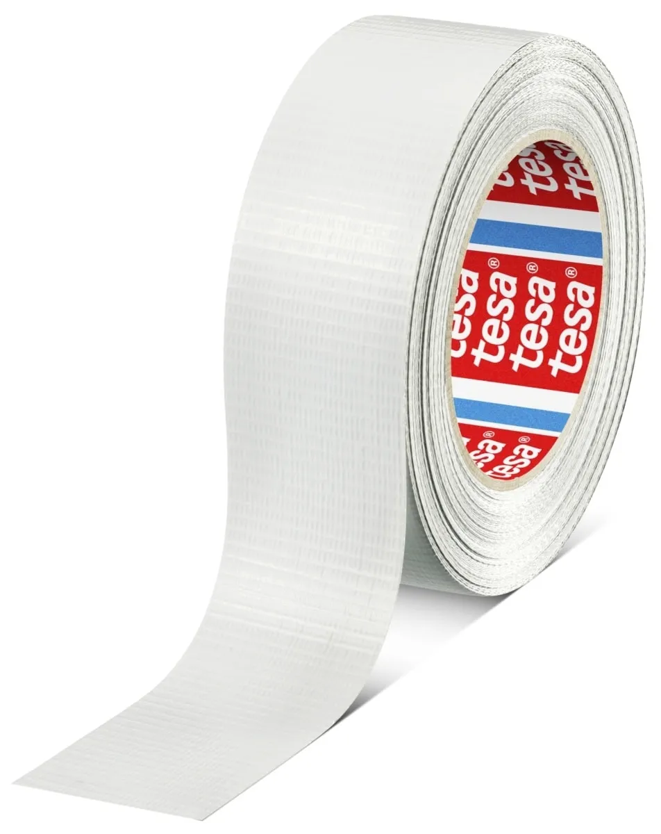 tesa duct tape 60462 50mmx50m weiß, Trägermaterialien mit über 60 % Recyclinganteil