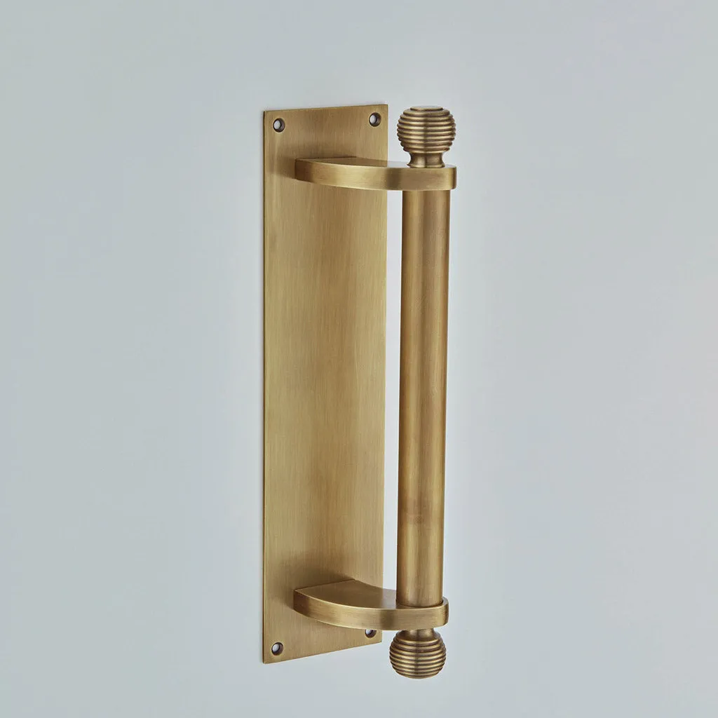 Pull Handle on Plate - 6386