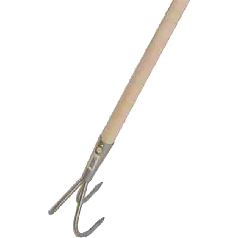 Granit Grubber Arbeitsbreite 90 mm 3 Zinken konische Dülle mit FSC-Stiel 130 cm