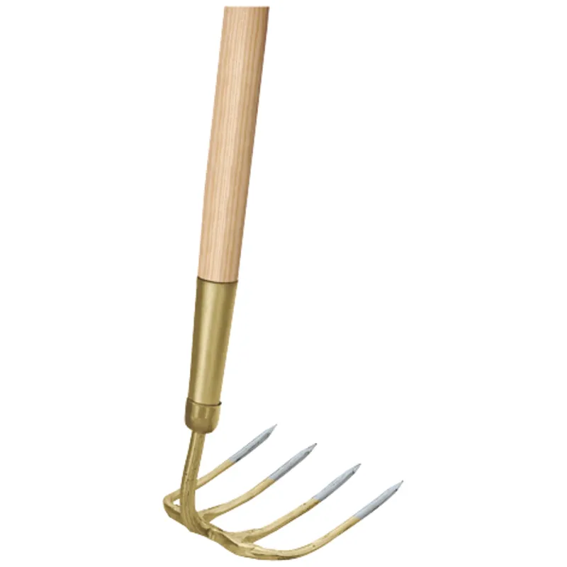 Ideal IDEAL Gartenkreiel Arbeitsbreite 130 mm 4 ovale Zinken mit Eschenstiel