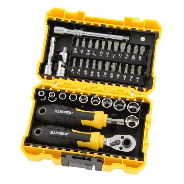 CT6646 - 37pc Ratchet Handle & Screwdriver Bit Set