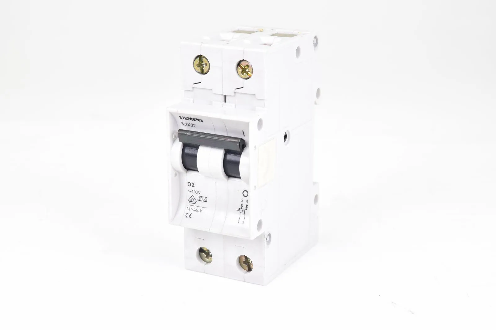 SIEMENS 5SX2202-8, Leitungsschutzschalter T55 2-polig, D2