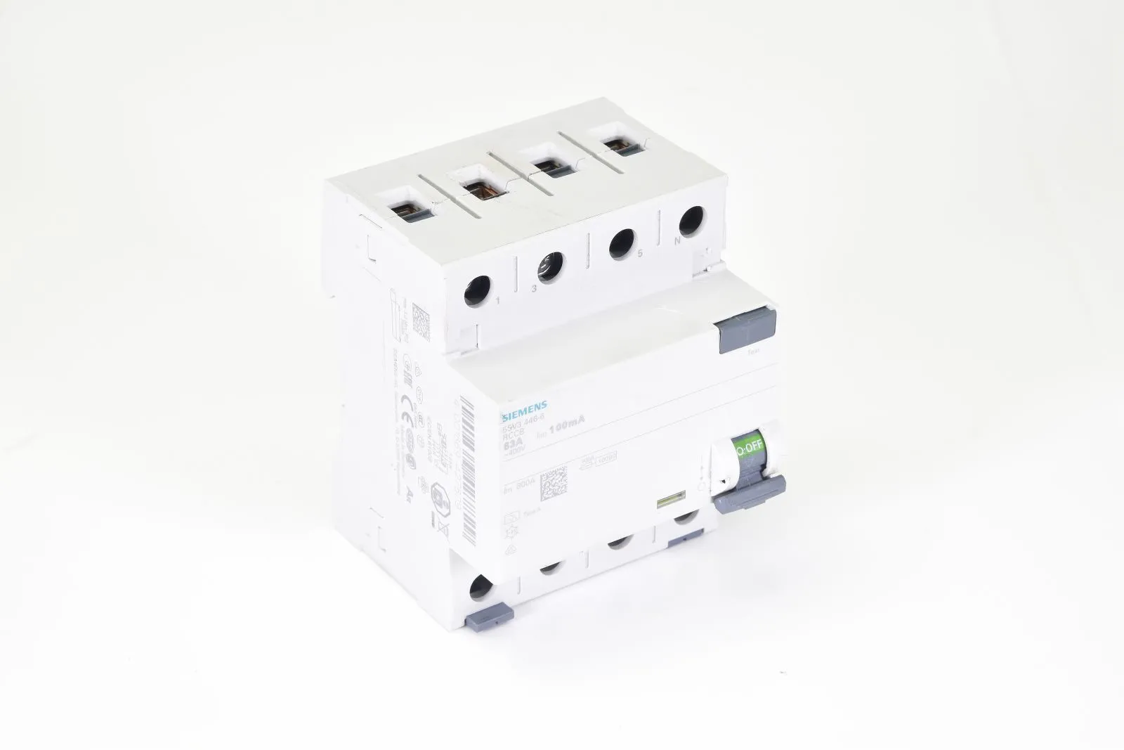 SIEMENS 5SV3 446-6, FI-Schutzschalter, 100mA/63A