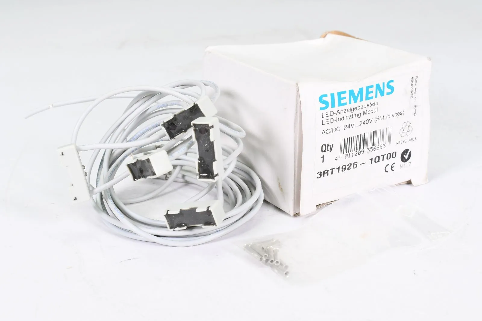 SIEMENS 3RT1926-1QT00, LED-Baustein zur Anzeige der Schützfunktion, (1PE=5Stk.)