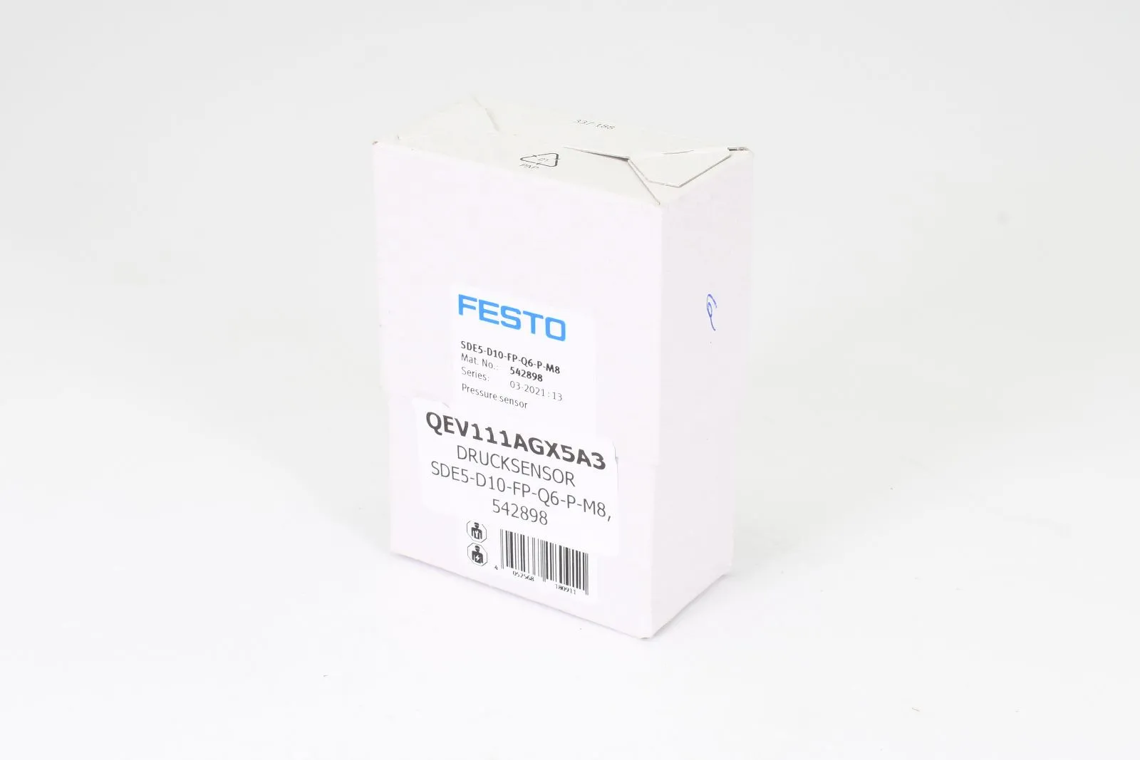 FESTO 542898, SDE5-D10-FP-Q6-P-M8, Drucksensor
