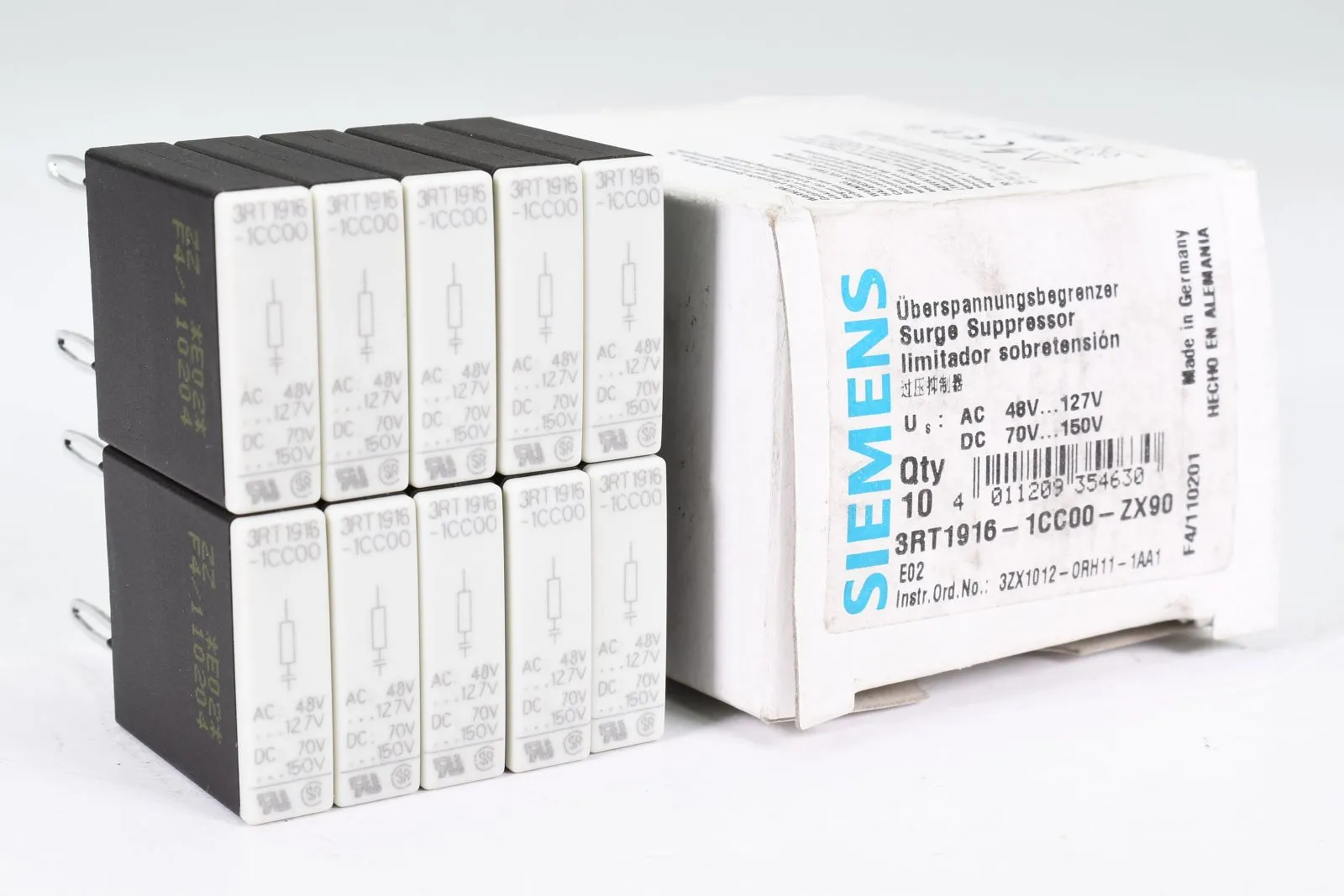 SIEMENS 3RT1916-1CC00-ZX90, Überspannungsbegrenzer, E:02, (1PE=10Stk.)