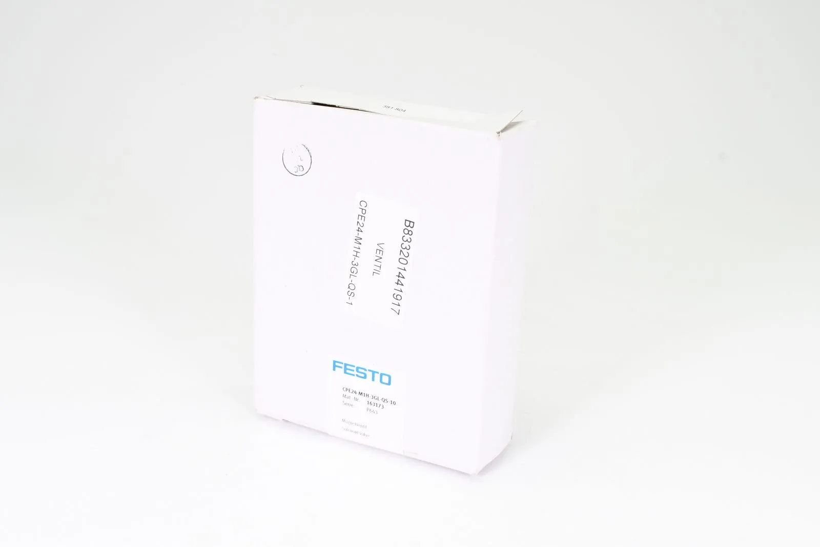 FESTO 163173, CPE24-M1H-3GL-QS-10, Magnetventil