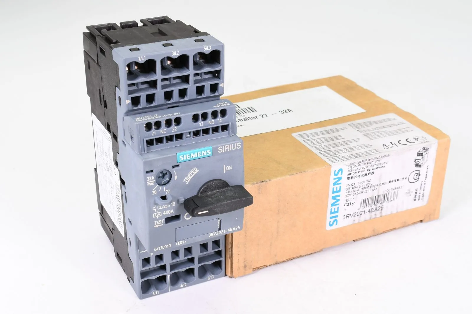 SIEMENS 3RV2021-4EA25, Leistungsschalter, E01