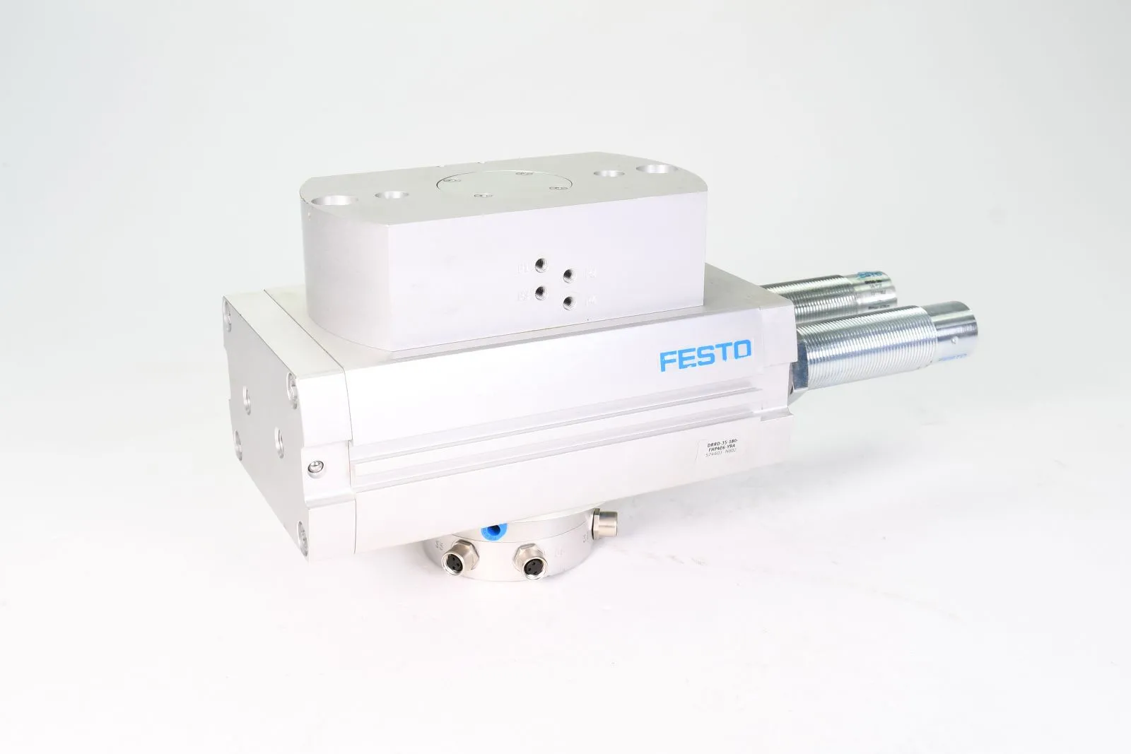 FESTO 574403, Schwenkantrieb mit Stoßdämpfer und Anbauteilen