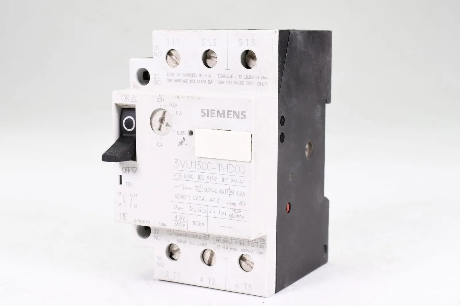 SIEMENS 3VU1300-1MD00, Leistungsschalter