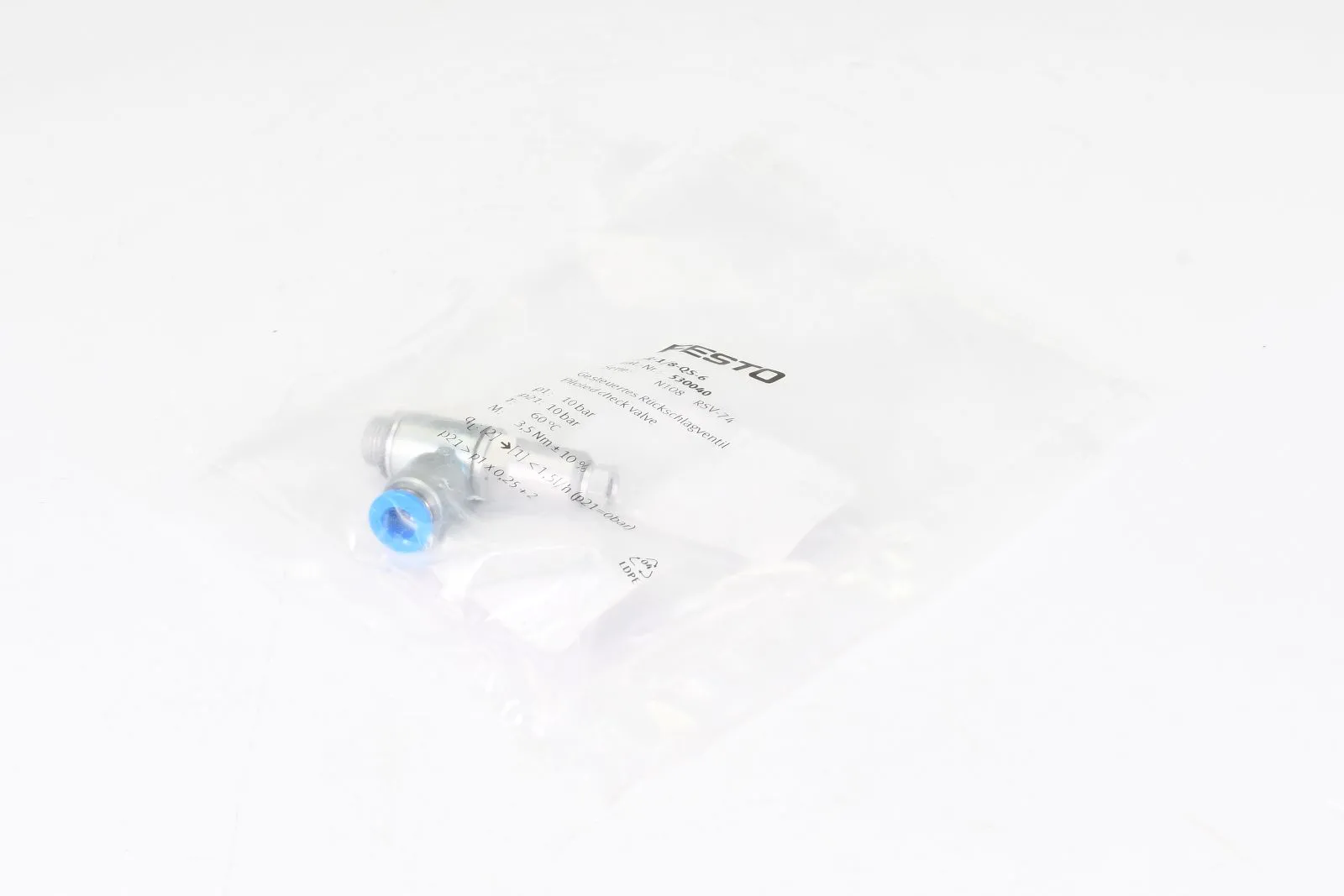 FESTO 530040, HGL-1/8-QS-6, Gesteuertes Rückschlagventil