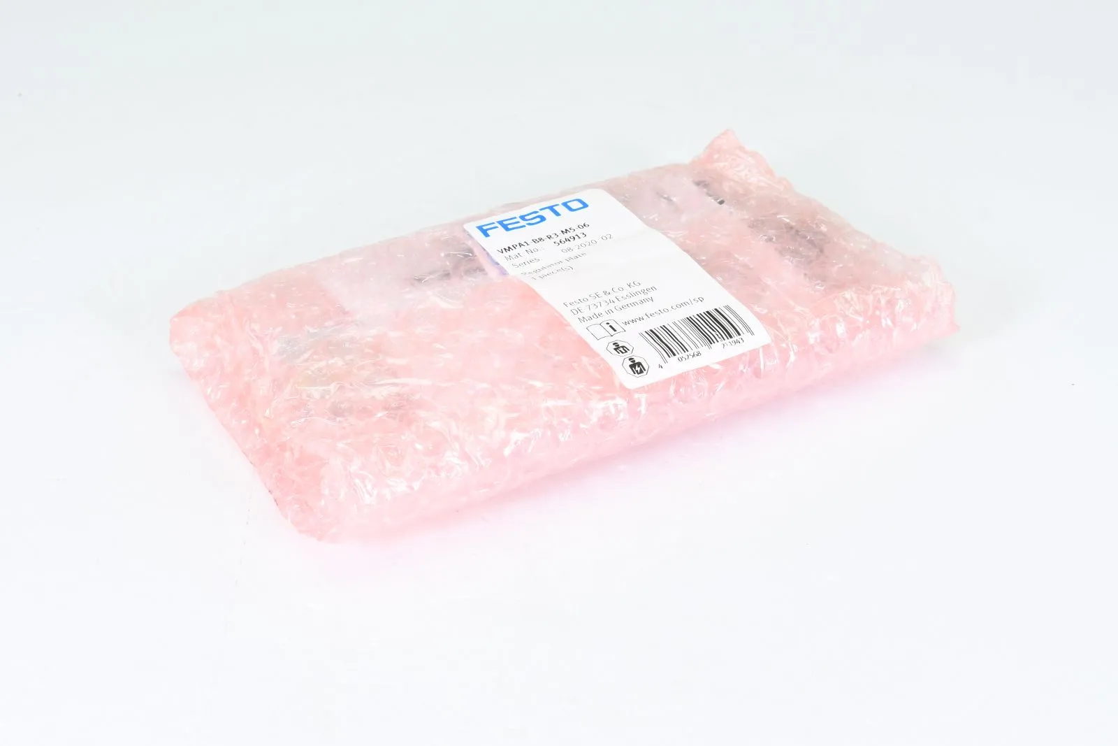 FESTO 564913, VMPA1-B8-R3-M5-06, Reglerplatte