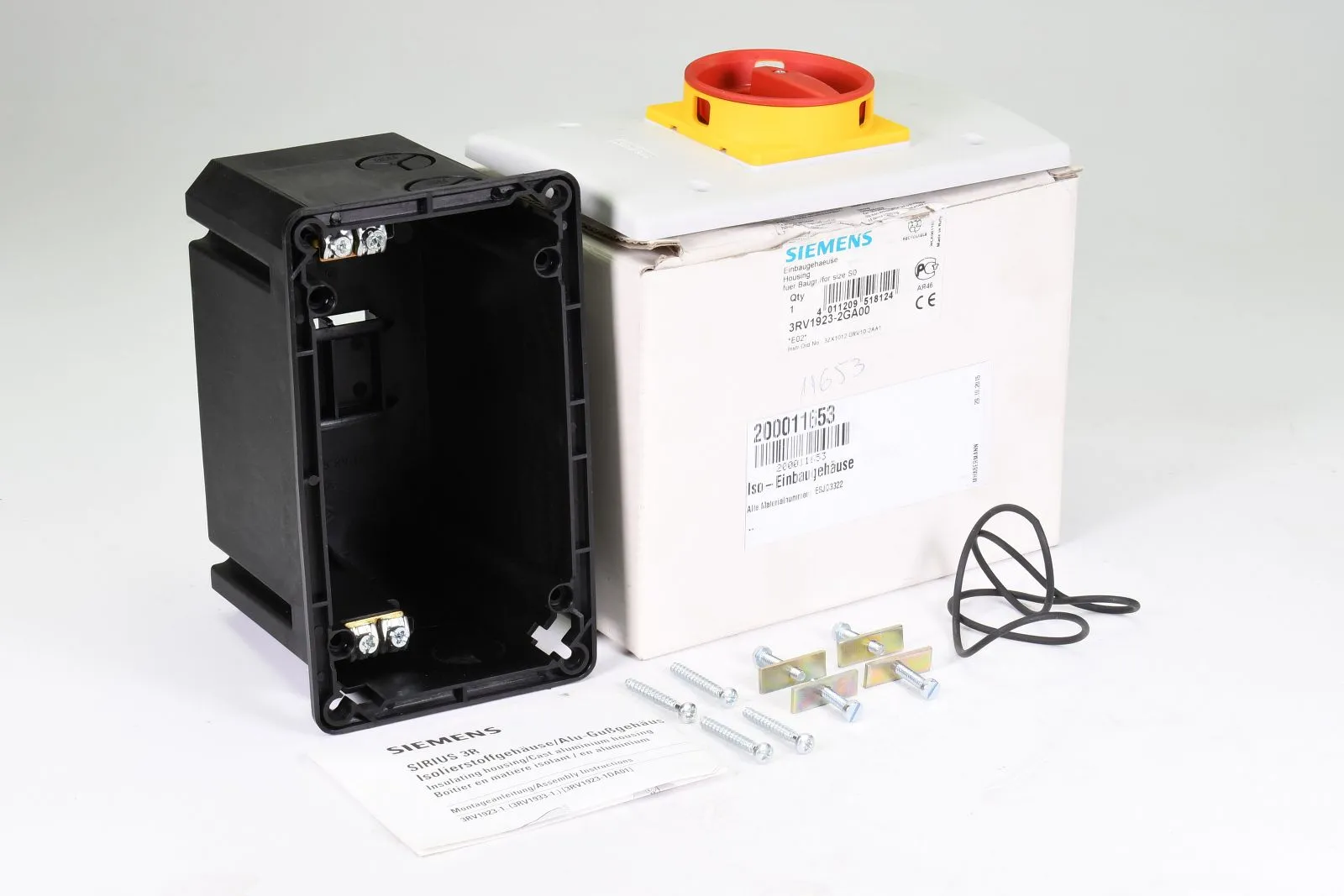 SIEMENS 3RV1923-2GA00, Einbaugehäuse für Baugröße S0, E:02