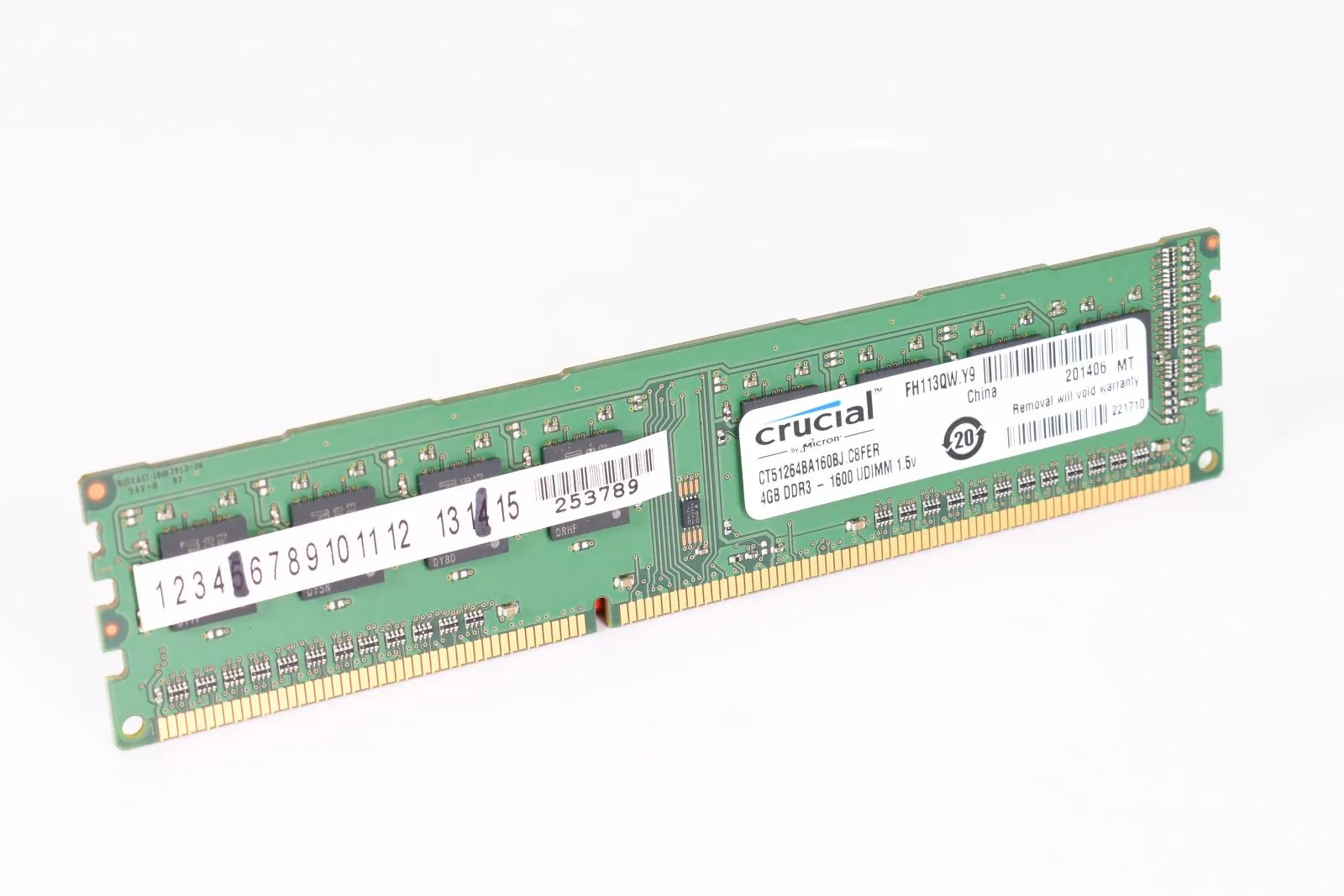 CRUCIAL CT51264BA160BJ.C8FER, RAM Modul, DDR3, 4GB