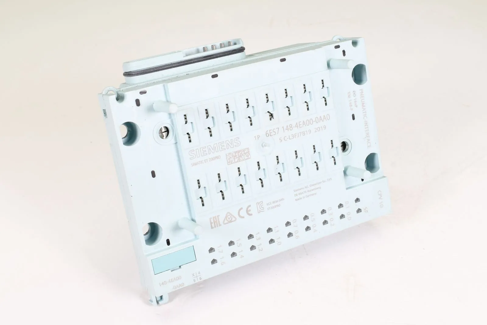 SIEMENS 6ES7148-4EA00-0AA0, Pneumatik-Interface, E03 - Haltenasen gebrochen