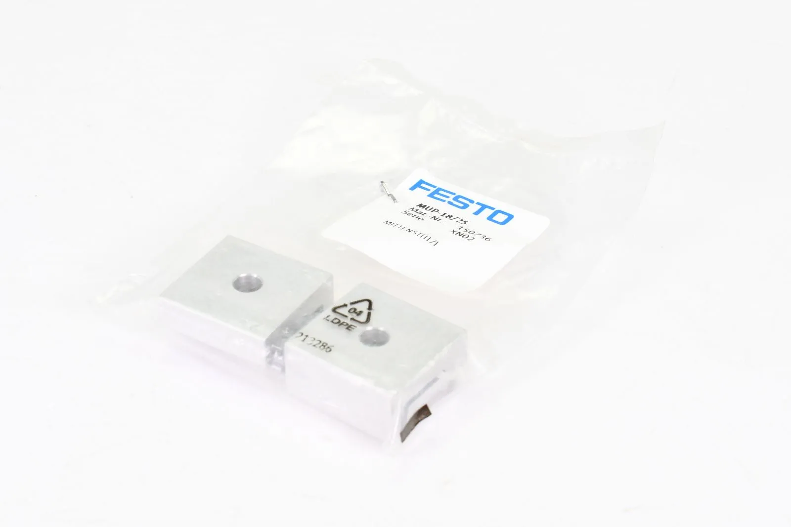 FESTO 150736, MUP-18/25, Mittenstütze, (1PE=2Stk.)