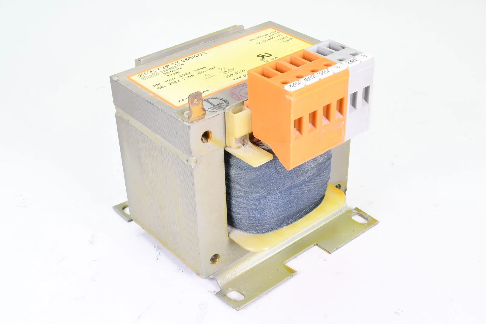 BLOCK ST 250/4/23, Steuer- und Trenntransformator
