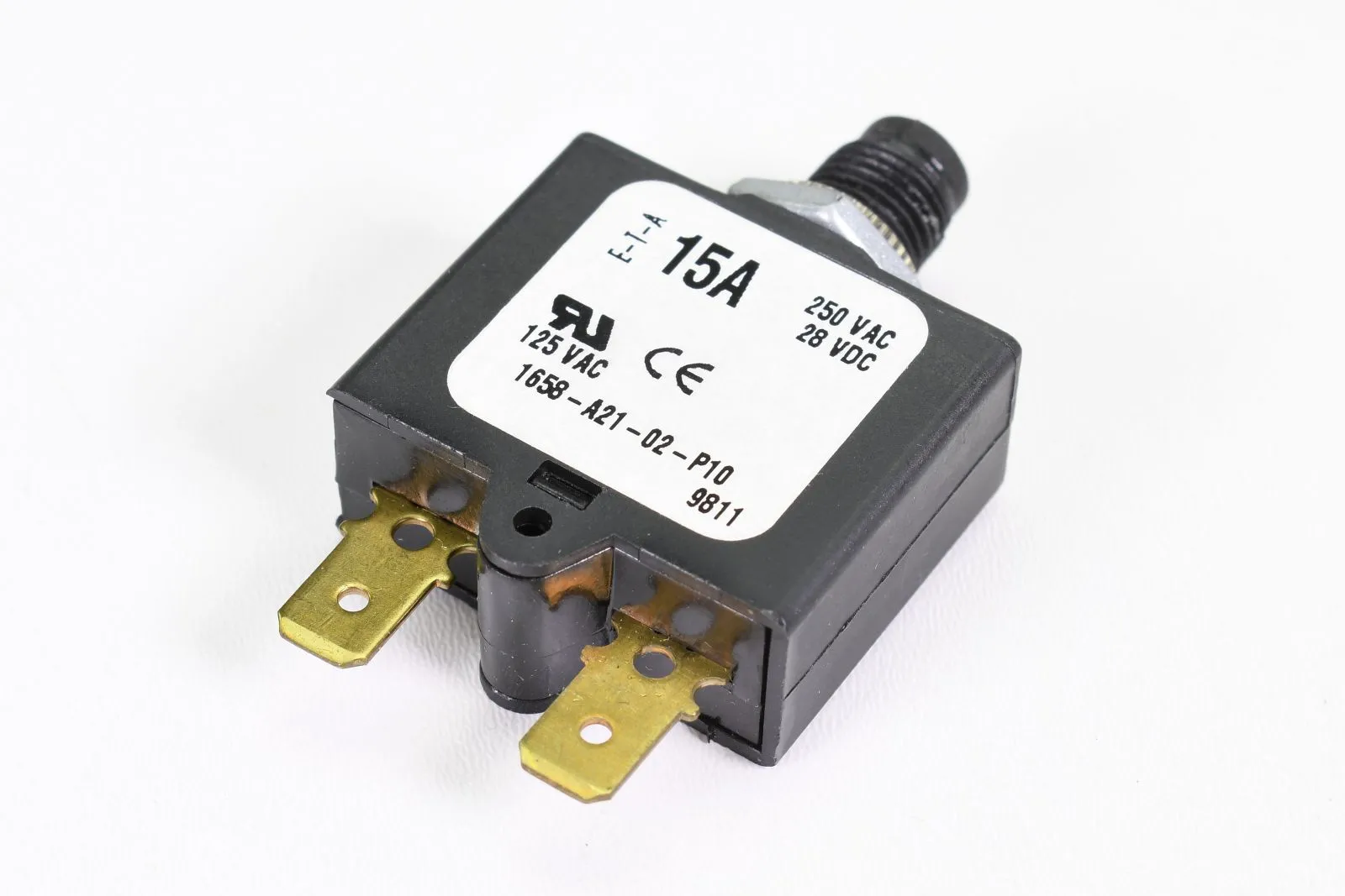 E-T-A 1658-A21-02-P10-15A, Thermischer Schutzschalter