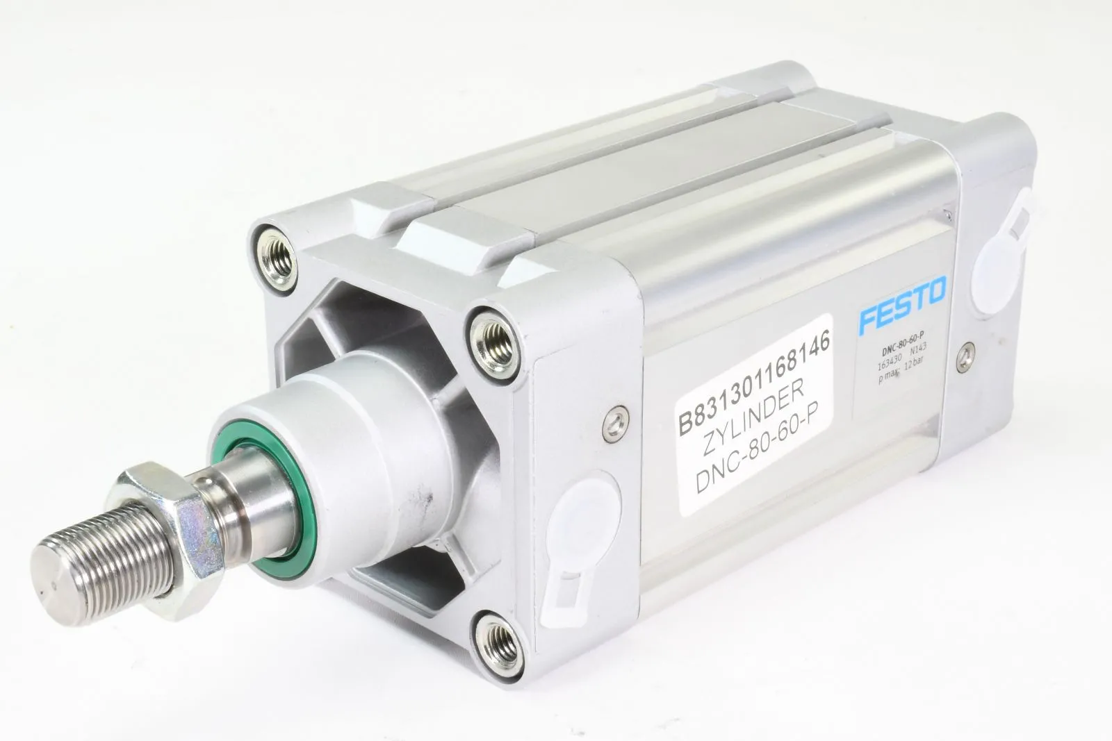 FESTO 163430, DNC-80-60-P, Normzylinder mit grünem Dichtring