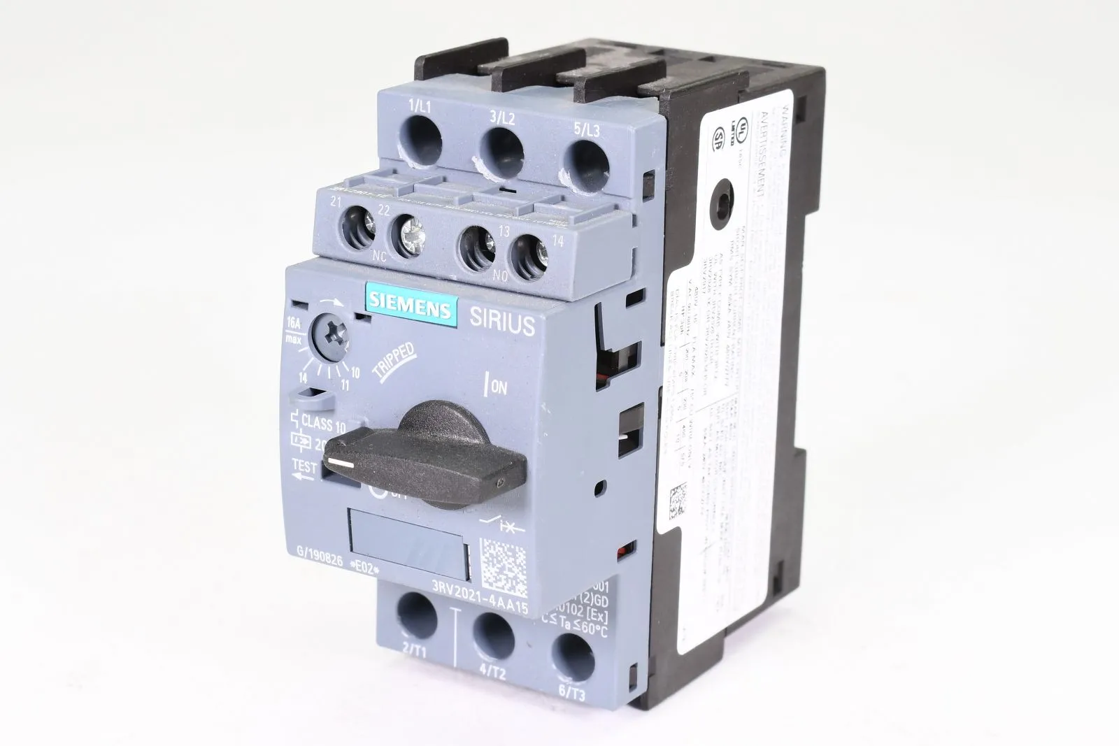 SIEMENS 3RV2021-4AA15, Leistungsschalter, E02