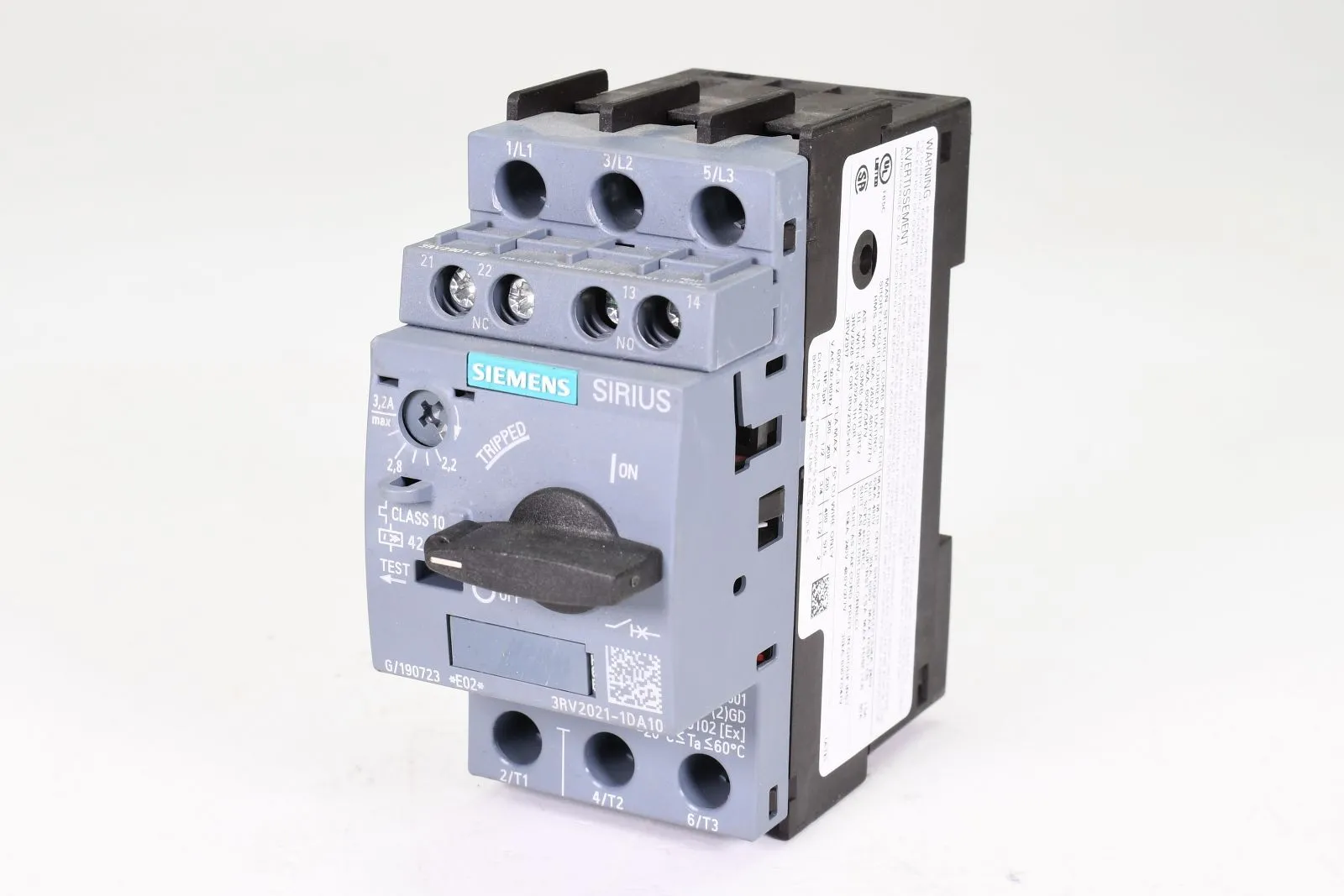 SIEMENS 3RV2021-1DA10, Leistungsschalter, E02