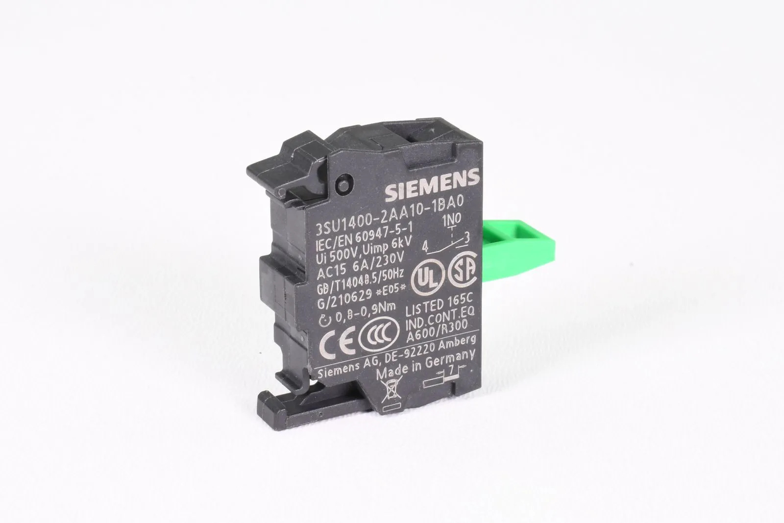 SIEMENS 3SU1400-2AA10-1BA0, Kontaktmodul, E05