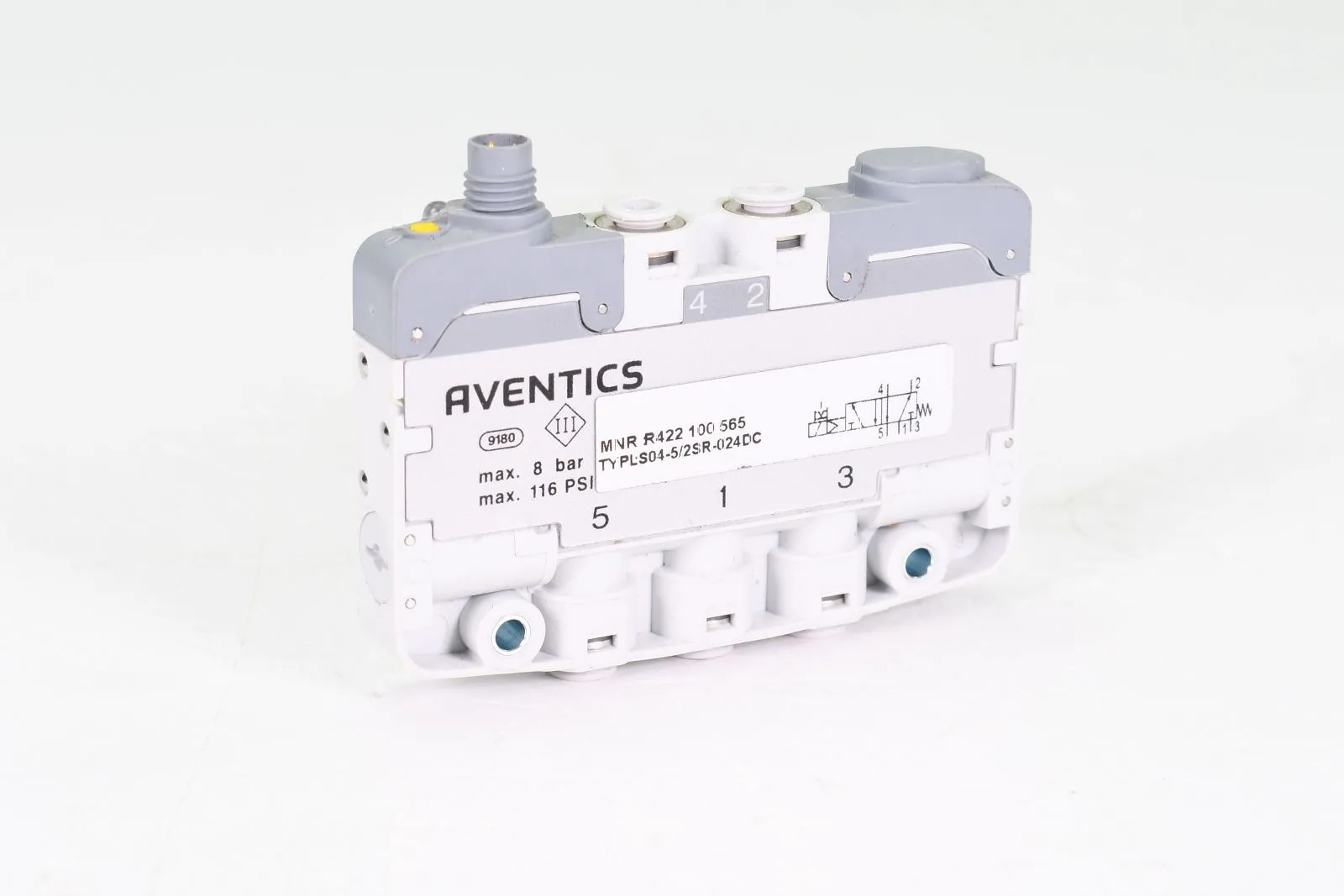 AVENTICS R422 100 565, LS04-5/2SR-024DC, Pneumatisches Wegeventil