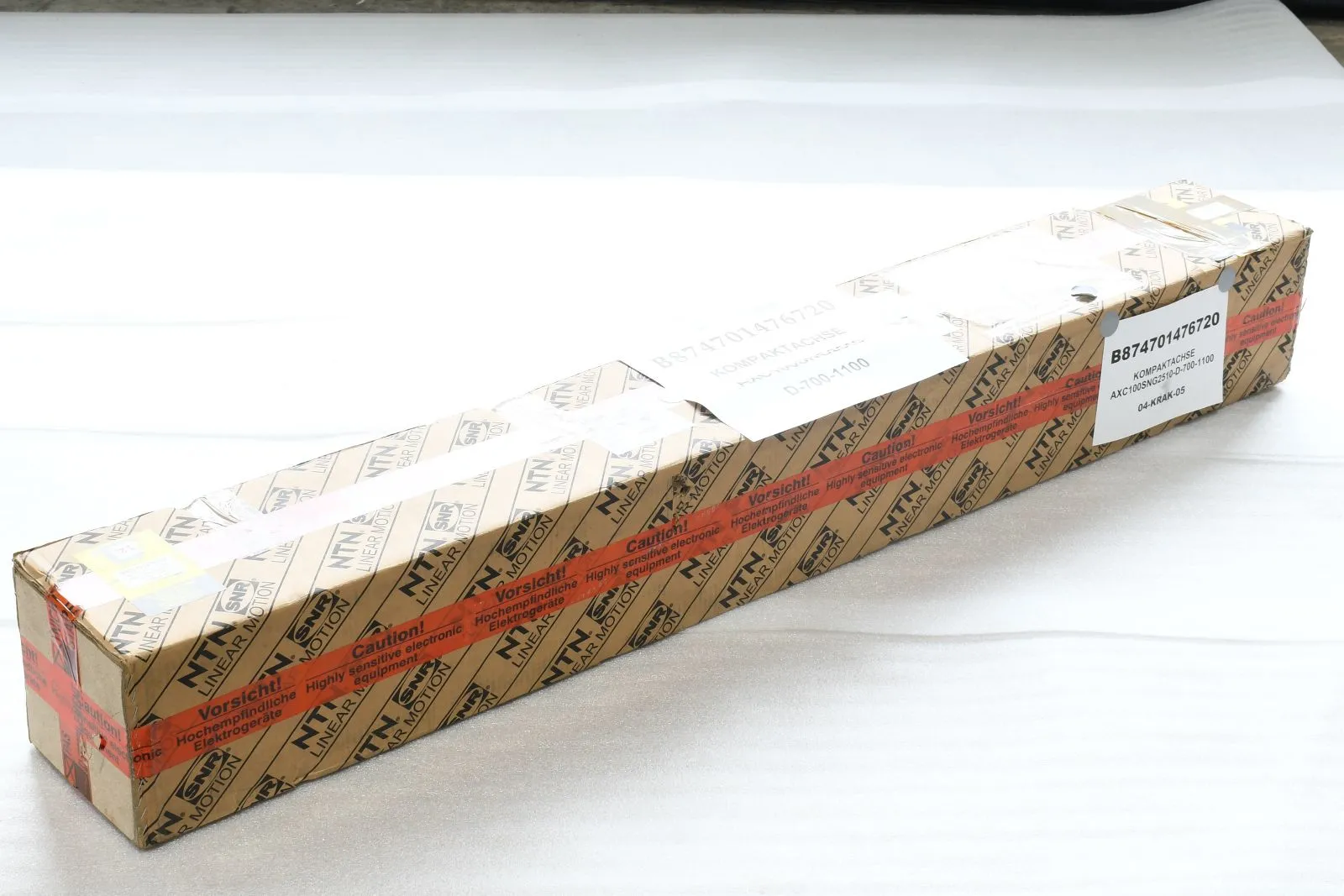 NTN SNR AXC100SNG2510-D-700-1100-IO-XX00-P-1, Kompaktachse mit Kugelgewindetrieb