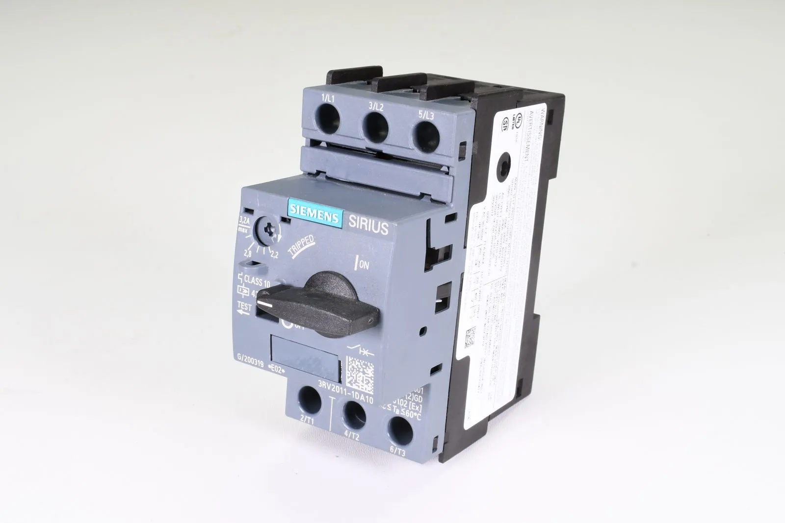 SIEMENS 3RV2011-1DA10, Leistungsschalter, E02 - abgebrochene Haltenasen