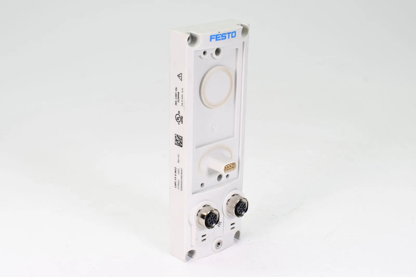 FESTO 570042, CAPC-F1-E-M12, Elektrik-Anschlussplatte, Rev 01
