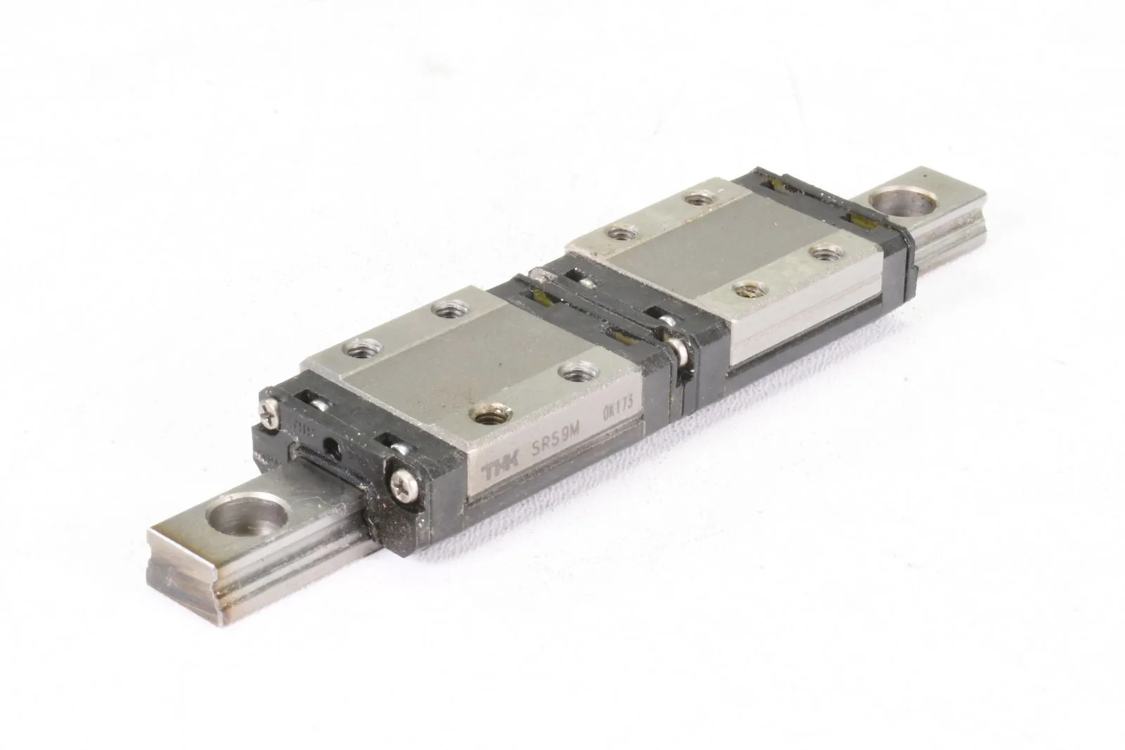 THK SRS 9M, Linearschiene mit zwei Führungswagen, L=95mm